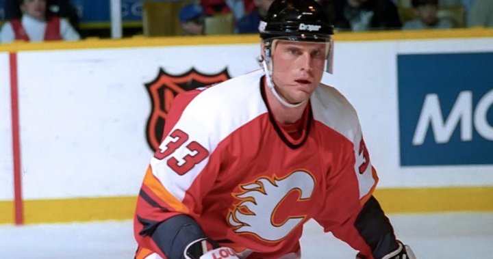 Lot Detail - Zarley Zalapski 1993-94 Calgary Flames Game Worn Road Jersey