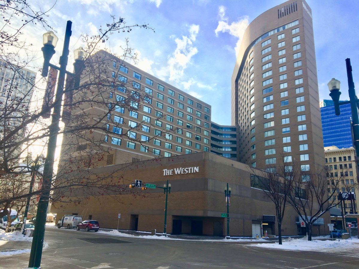 The Westin Hotel in downtown Edmonton is up for sale. Jan. 31, 2018.