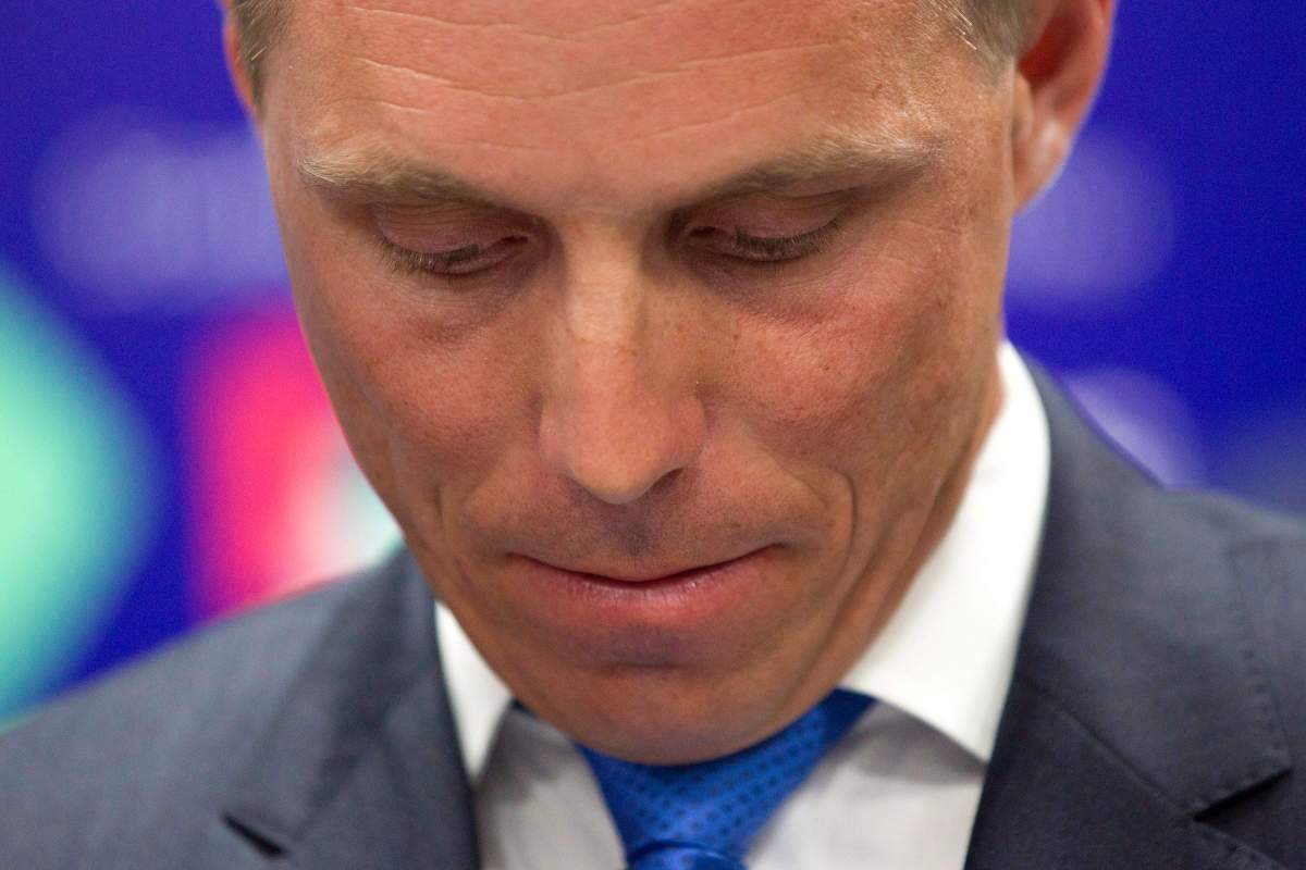 FILE - Ontario PC Leader Patrick Brown stepped down on Thursday, Jan. 25.
