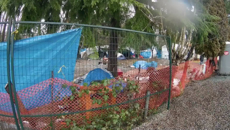 Many of the city's homeless have been living in a makeshift camp known as 'Anita's Place.'.