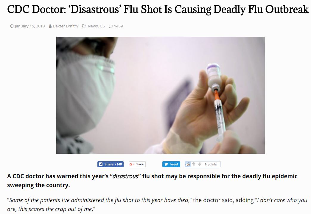 It isn't, but that didn't stop this fradulent story from getting over 700,000 Facebook engagements. 