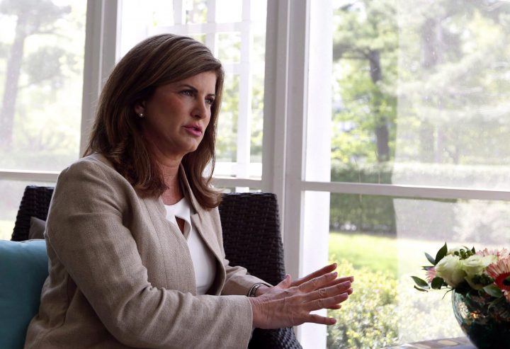 Rona Ambrose is shown during an interview with The Canadian Press in May 2017.