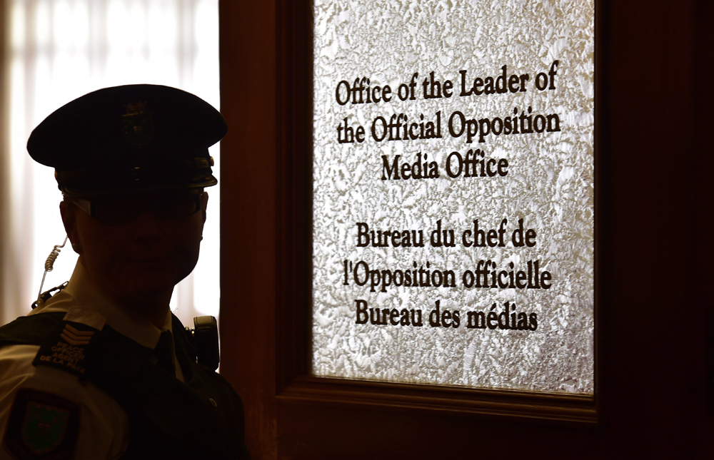 Patrick Brown's office door is shown at Queen's Park after he stepped down as leader of the Ontario PC party in Toronto on Thursday Jan. 25, 2018.  