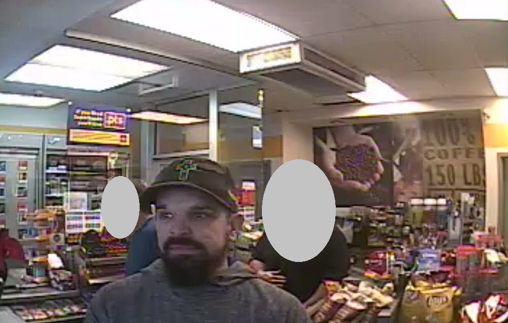 A person-of-interest in a counterfeit money investigation in the central Okanagan.