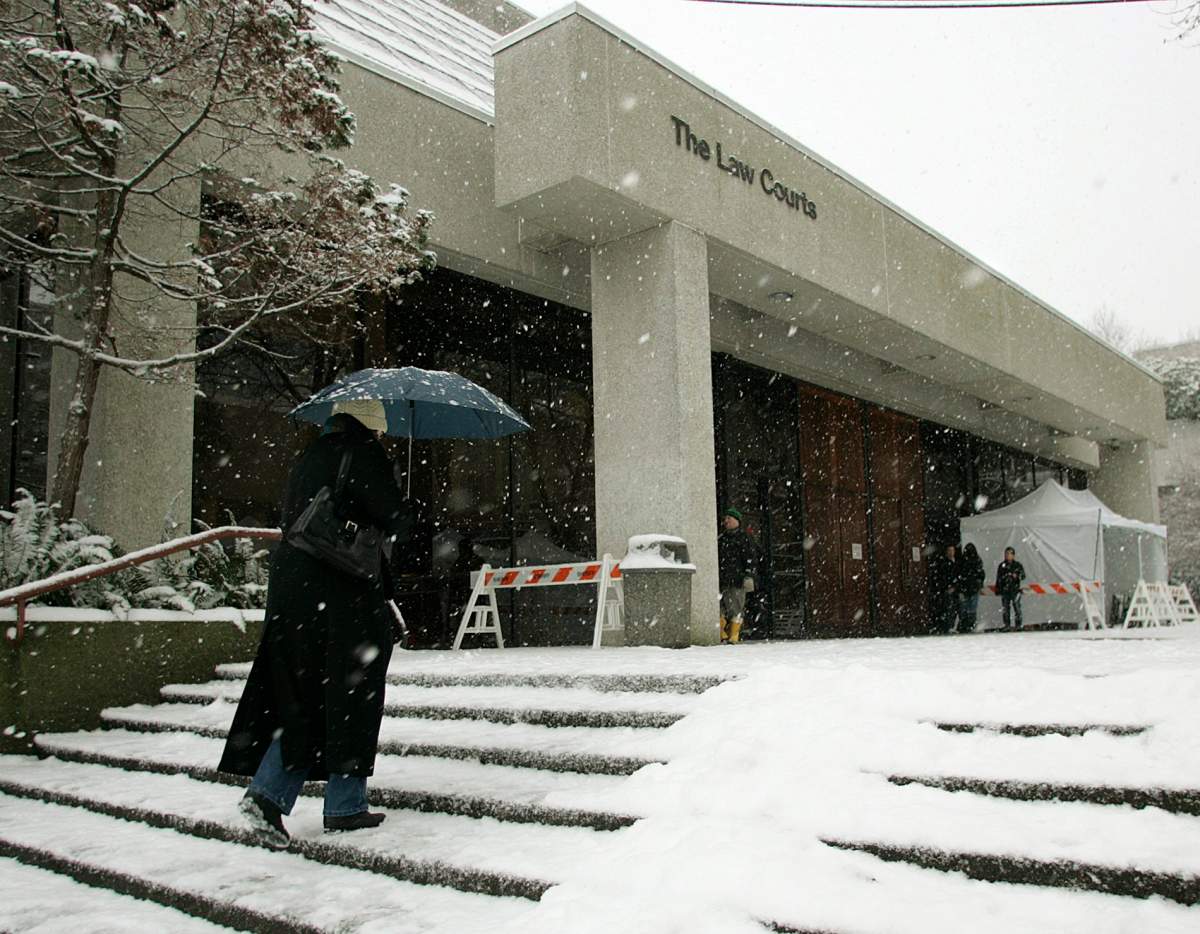 The courthouse in New Westminster, B.C. THE CANADIAN PRESS/Chuck Stoody