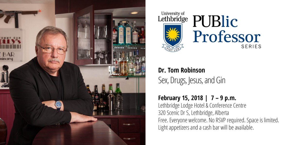 PUBlic Professor Series – Dr. Tom Robinson (Religious Studies) - image