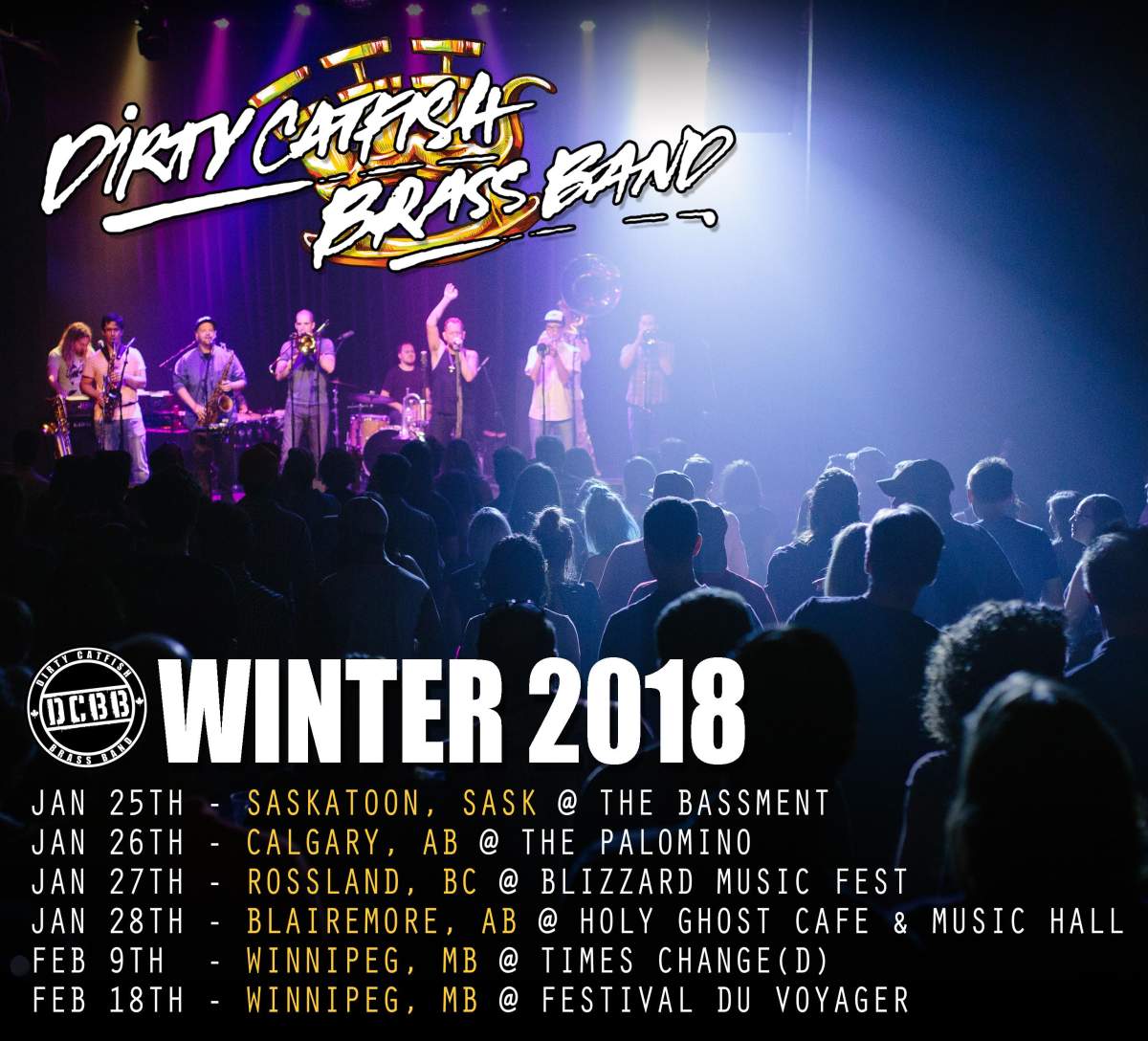 Dirty Catfish Brass Band with Beaver Squadron & Liquor Mountain - image