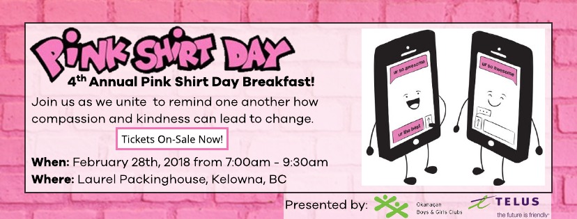 4th Annual Pink Shirt Day Breakfast Presented by TELUS - image