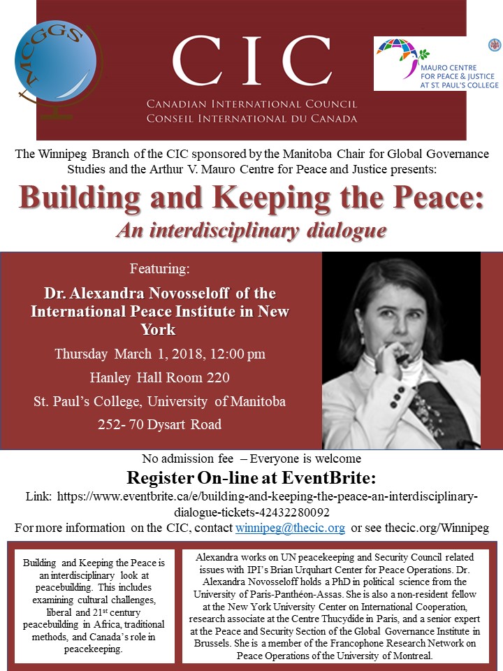 Building and Keeping the Peace: An Interdisciplinary Dialogue - image