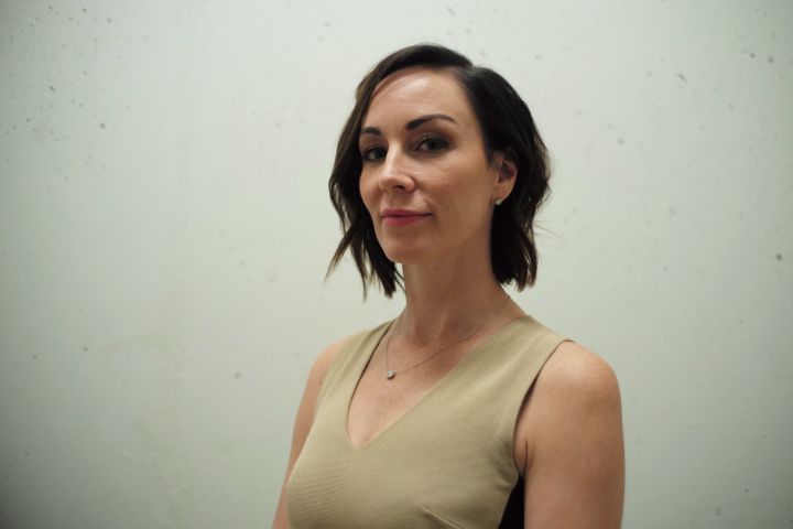 Amanda Lindhout poses for a portrait in Toronto on Monday, October 16, 2017, as she helps to promote her mother Lorinda Stewart's book "One Day Closer". The book is Lorinda Stewart's account of her quest to bring her kidnapped daughter home after she was kidnapped in Somalia in 2008. THE CANADIAN PRESS/Chris Young.