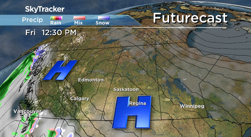 An arctic high pressure system parked over the province is responsible for the cold snap.