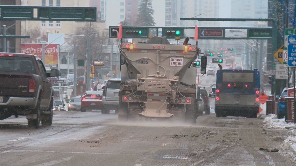Edmonton tries out a new solution on some roads this winter.