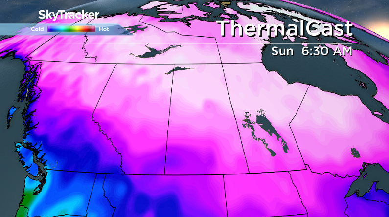 Arctic air plunges back in across central Saskatchewan this weekend.