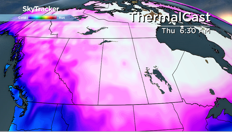 Arctic air returns to Saskatchewan during the second week of 2018.
