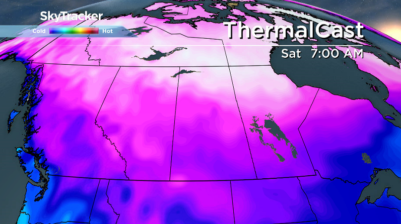 Arctic air starts to filter back into central Saskatchewan this weekend.