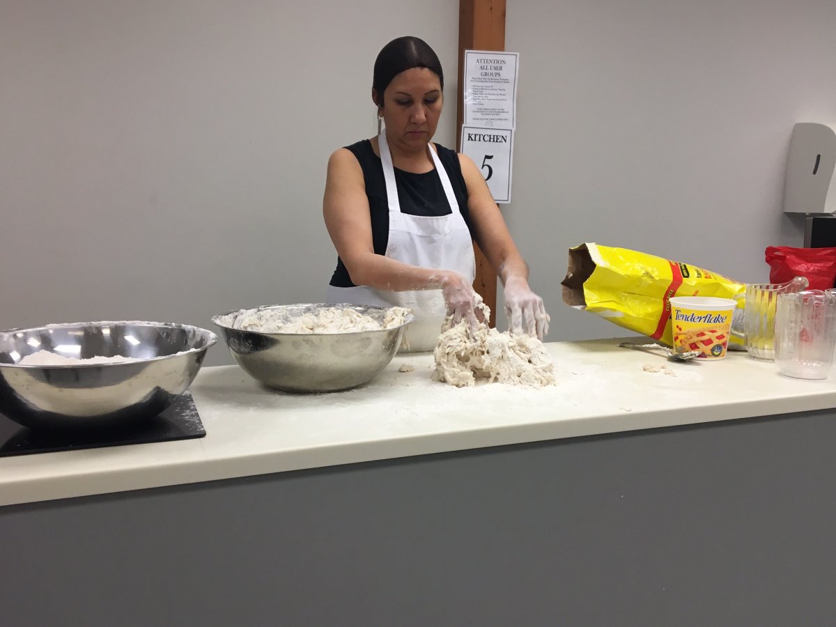 'The Bannock Lady' has been serving up meals for those in need for five years. 