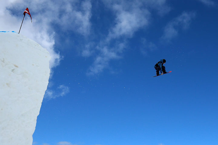 Keita Inamura of Japan competes in the Snowboard & AFP Freeski Big Air Finals during the Winter Games NZ at Cardrona Alpine Resort on August 30, 2015, in Wanaka, New Zealand.