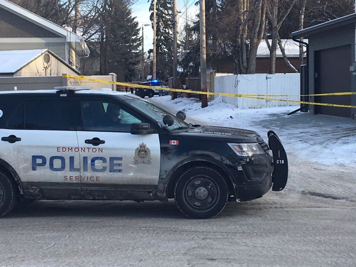 A body was found in an alley in the area of 77 Street and 92 Avenue Jan. 1, 2018.