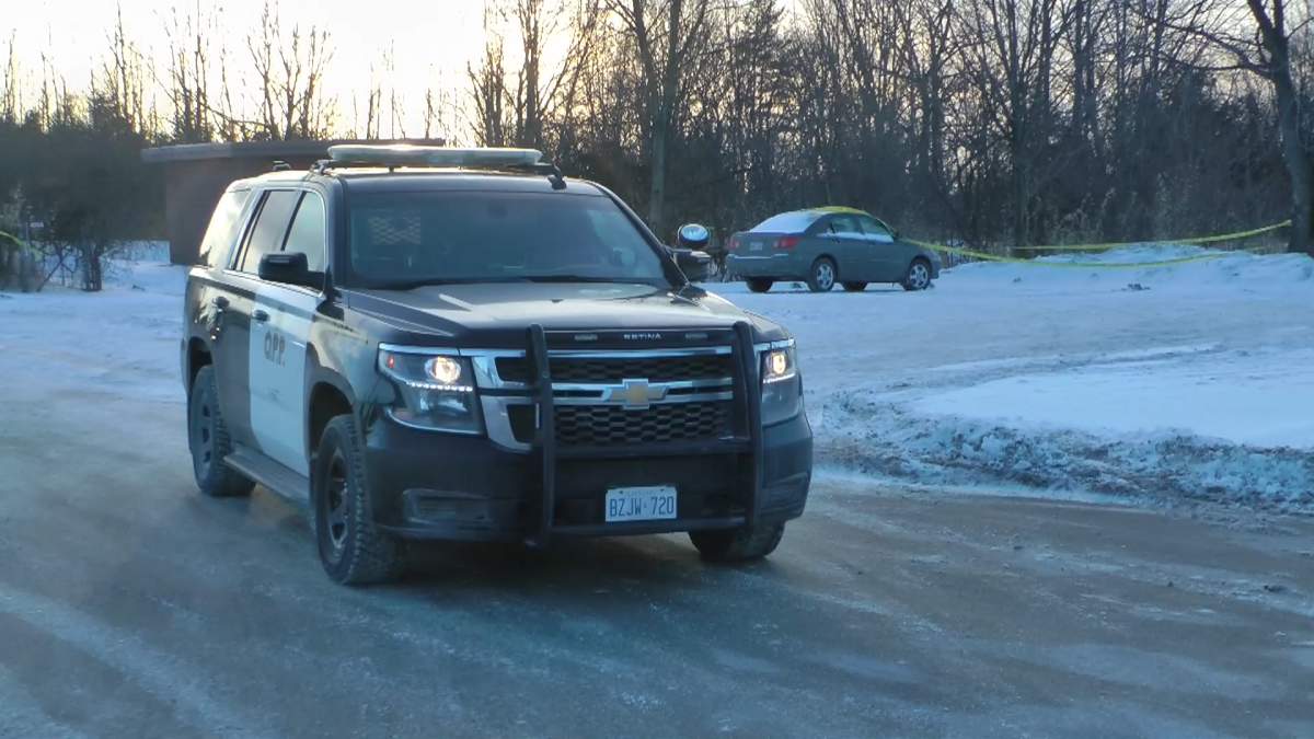 OPP are investigating after a body was found near a car parked in Grafton early Friday morning.