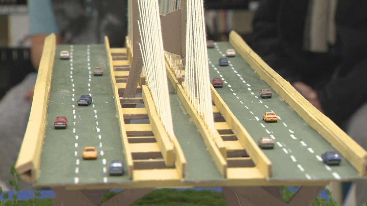 Good Shepherd students build impressive model of new Champlain Bridge -  Montreal | Globalnews.ca