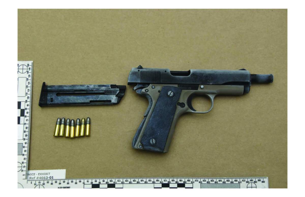 Police have charged a man after a loaded gun was taken into a Calgary restaurant on Sunday, Jan. 14, 2018.