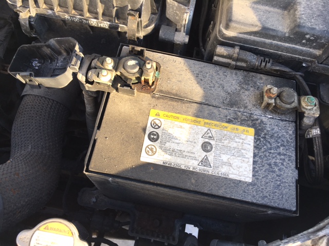 A Surrey man has lost his truck after being convicted of stealing car batteries.