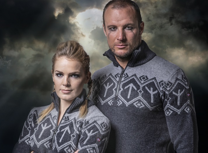 The knit sweaters feature a symbol known as the Tyr rune, which stems from Nordic mythology. However, the symbol was also the official emblem for Adolf Hitler's leadership school. 