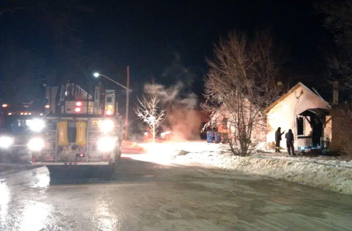 Two people escaped a house fire in Dauphin on Tuesday.