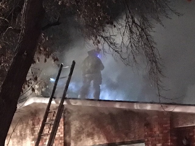 Edmonton Fire Rescue responded to a duplex fire at 10537 154 Street early Monday morning. January 22, 2018.