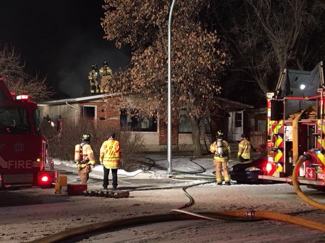 Edmonton Fire Rescue responded to a duplex fire at 10537 154 Street early Monday morning. January 22, 2018.