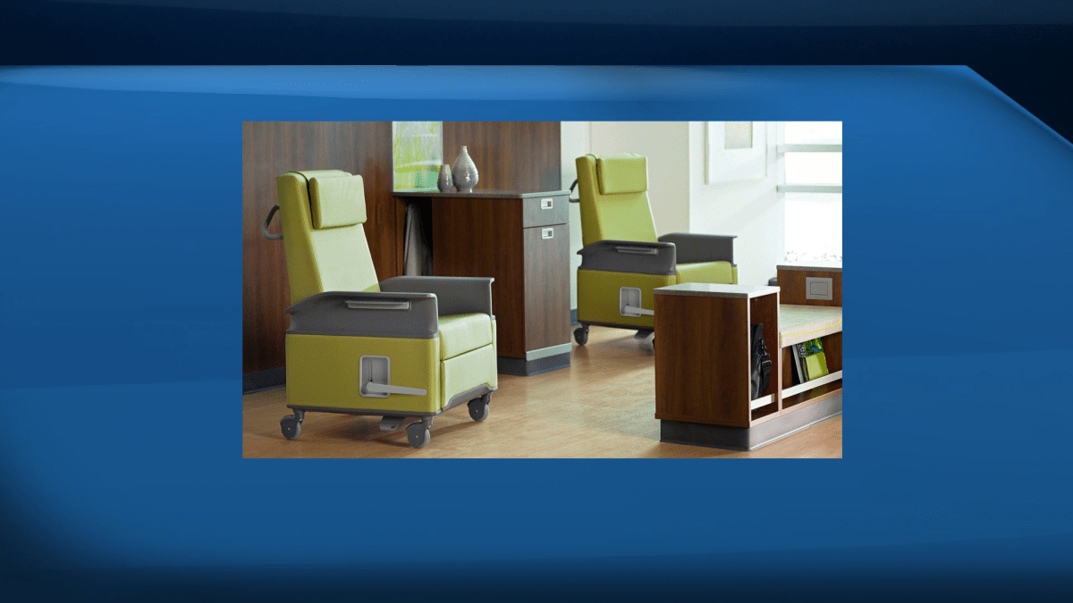 The Empath Recliner makes it easier for parents to hold their babies who are hooked up to machines.