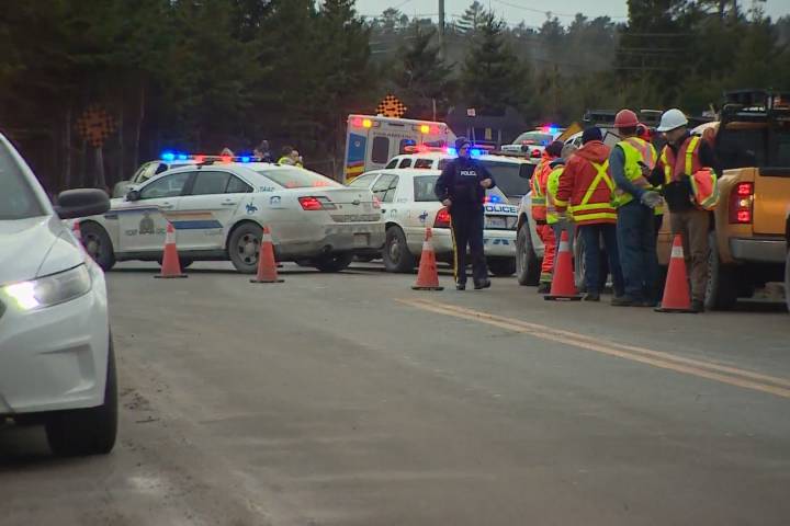 A 62-year-old man was killed in a collision at a construction zone on st. Margaret's Bay Road on Thursday.