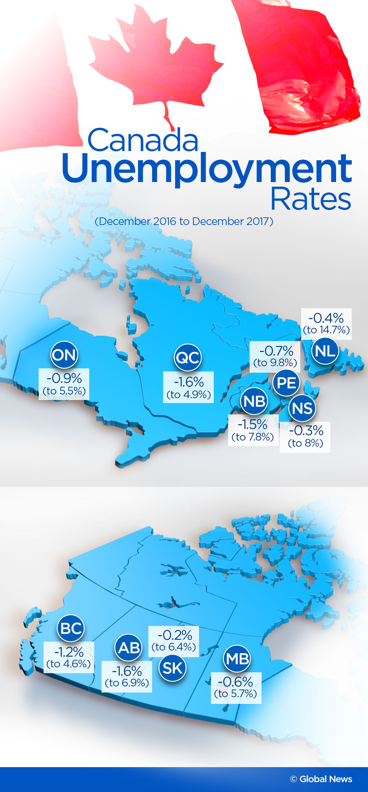 Here’s a provincebyprovince breakdown of Canada’s recordlow