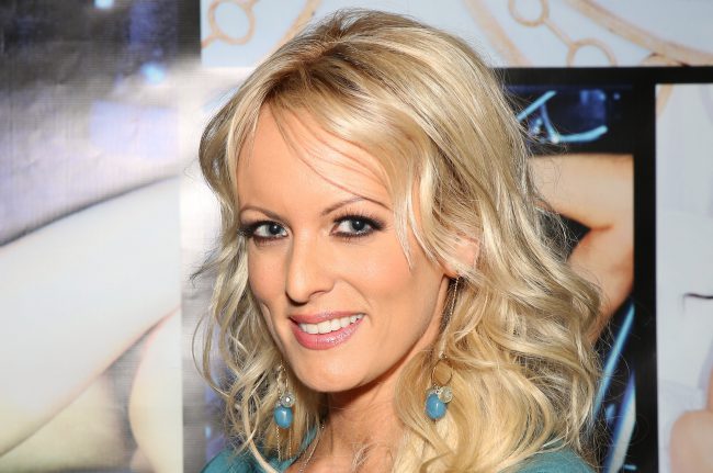 Adult film actress Stormy Daniels attends the 2014 AVN Adult Entertainment Expo at the Hard Rock Hotel & Casino on January 16, 2014 in Las Vegas, Nevada.