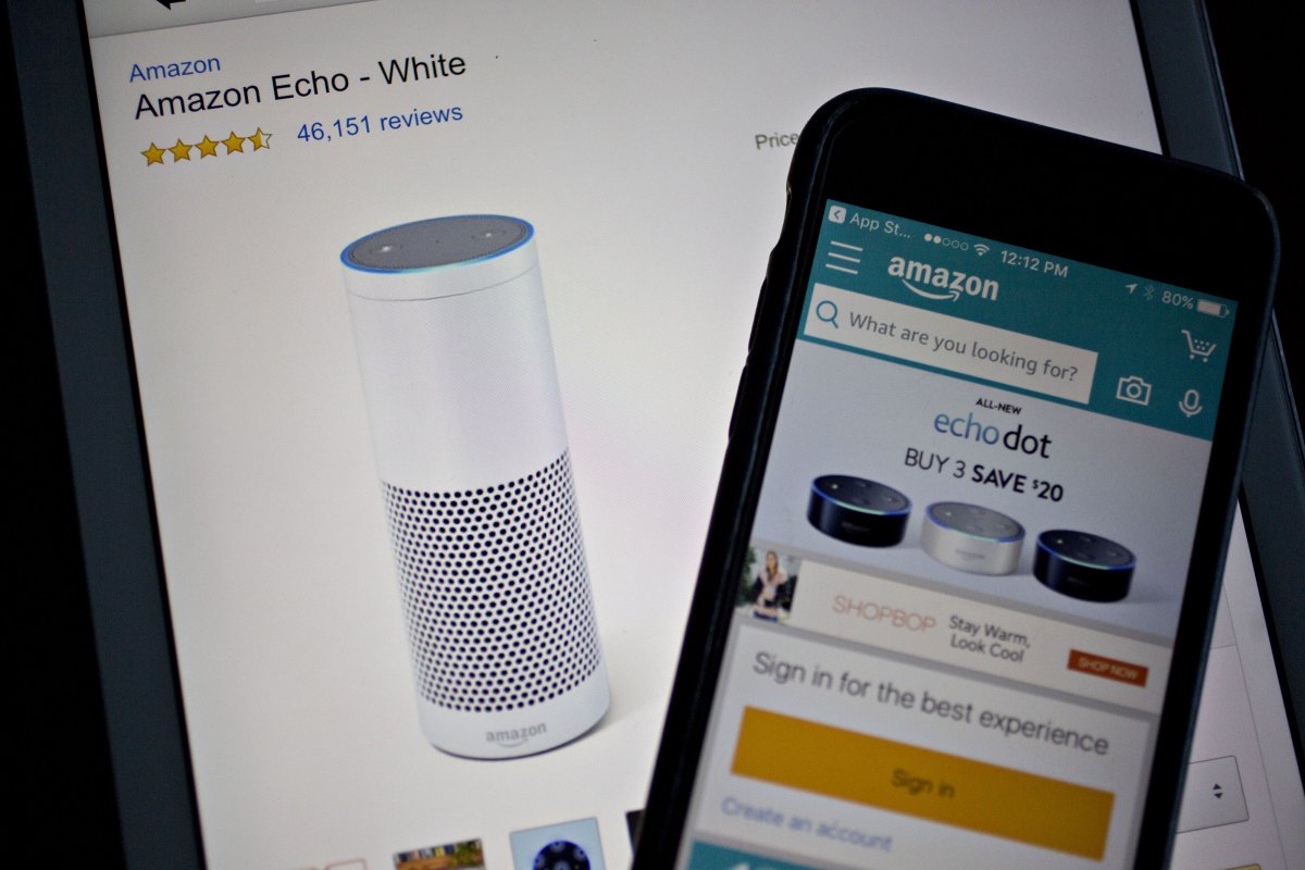 The Amazon Echo was one of the hottest gift items in Canada during the past holiday season.
 