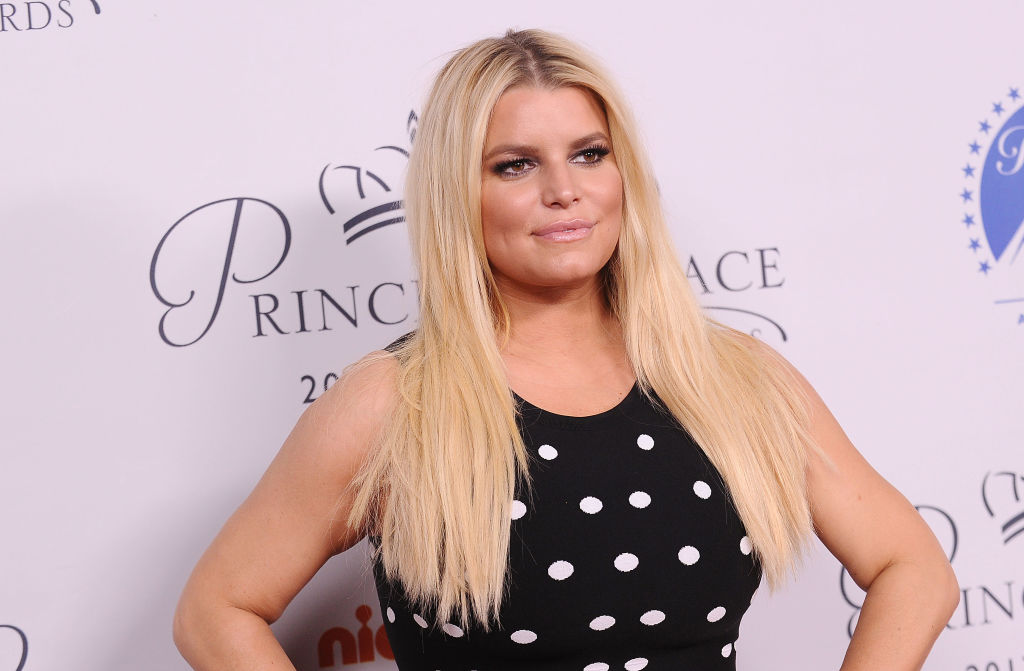 Jessica Simpson attends the 2017 Princess Grace Awards gala kick off event at Paramount Pictures on October 24, 2017 in Los Angeles, California. 