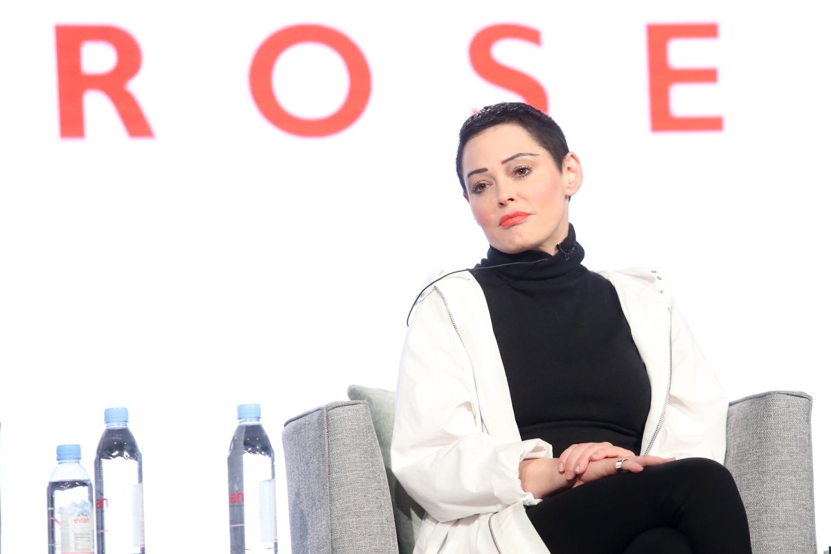 Artist/Activist/Executive producer Rose McGowan of 'Citizen Rose' on E! speaks onstage during the NBCUniversal portion of the 2018 Winter Television Critics Association Press Tour at The Langham Huntington, Pasadena on January 9, 2018 in Pasadena, Calif.
