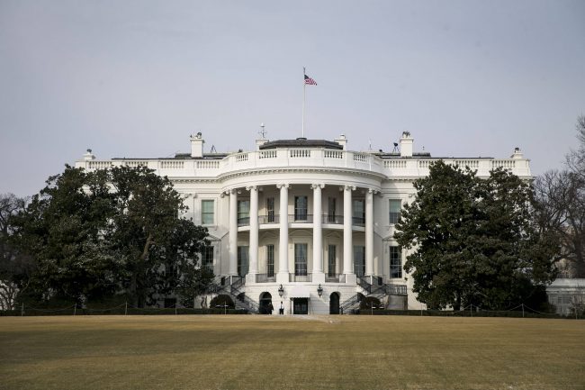 The White House shown on Jan. 17, 2018 in Washington D.C.