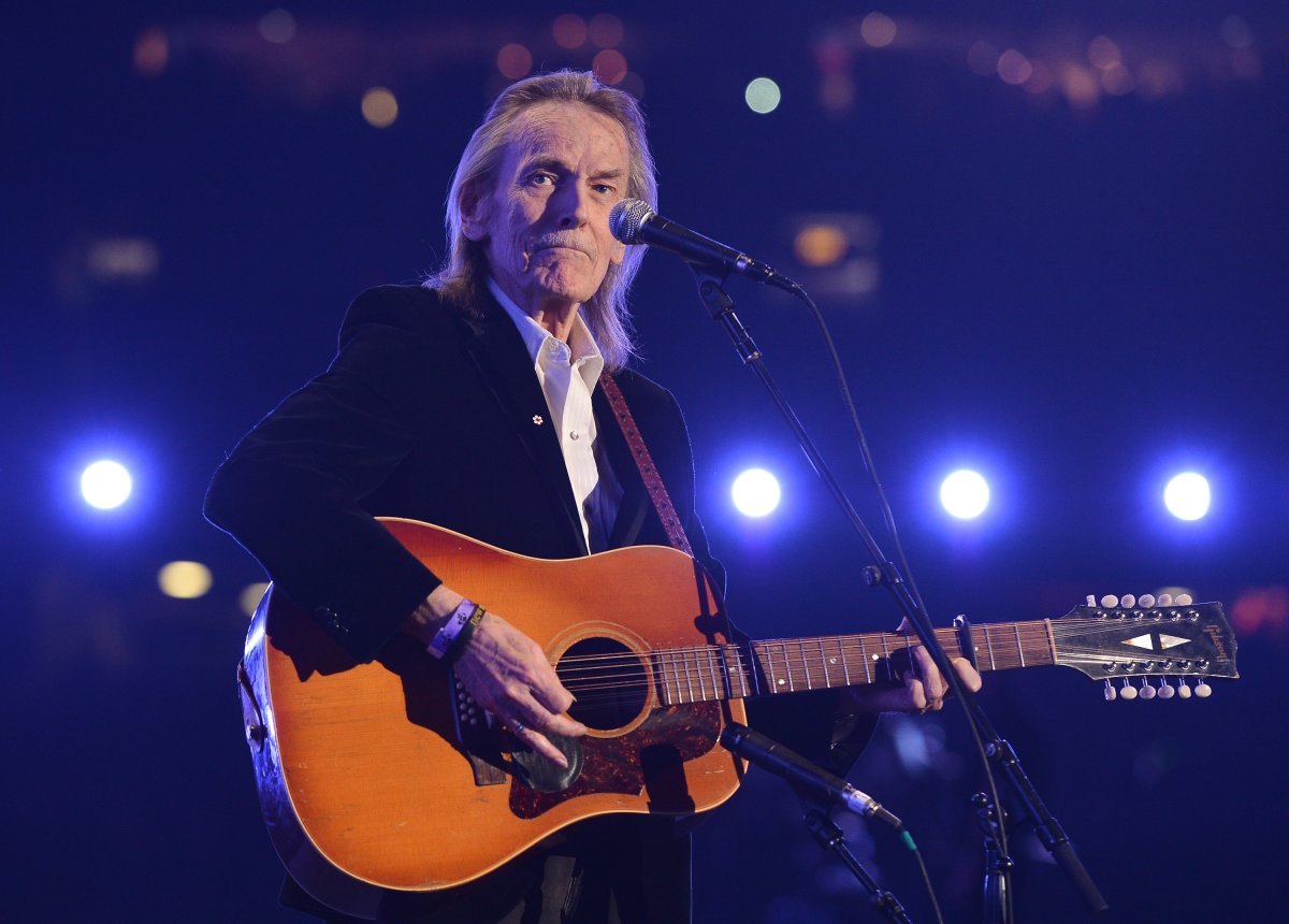 Gordon Lightfoot performs during the halftime show at the CFL's 100th Grey Cup Championship at the Rogers Centre on November 25, 2012 in Toronto, Canada.
