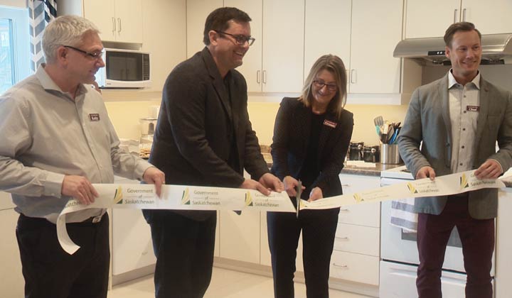 A grand opening for a new Saskatoon group home was held on Monday in the Evergreen neighbourhood.
