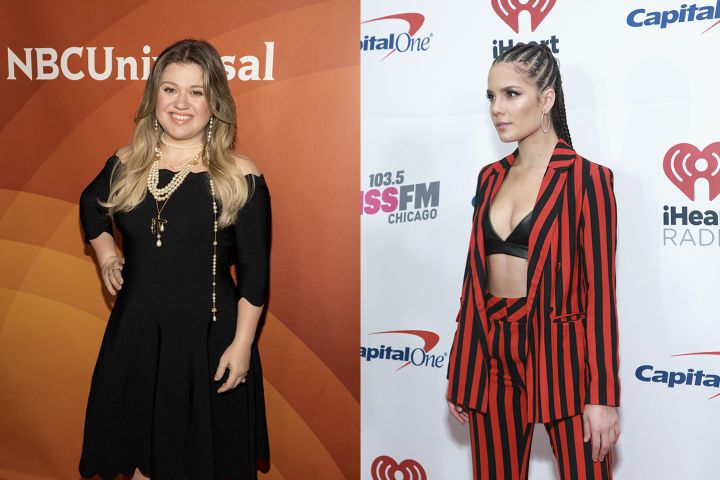 (L-R): Kelly Clarkson and Halsey.
