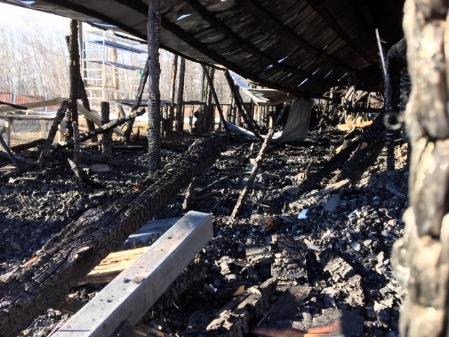 Several rescued raptors being cared for by the Alberta Society for Injured Birds of Prey were killed in a fire at the Strathcona Raptor Shelter, east of Edmonton, on Wednesday, Jan. 17, 2018.