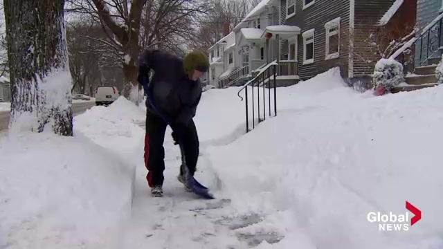 Maritimers continue to clean up, following the latest winter storm. 