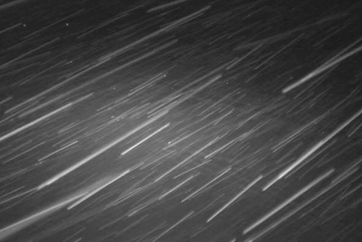 A look at Highway 16 east of Highway 36 near Lavoy, Alta. just after 9:30 p.m. on Jan. 25, 2018.