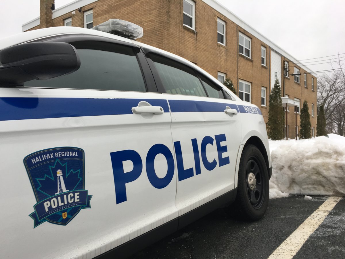 A police cruiser is stationed on Pinecrest Drive, in Dartmouth, where Derek Miles was killed on Jan. 19, 2018. His death was declared a homicide on Jan. 20, 2018.