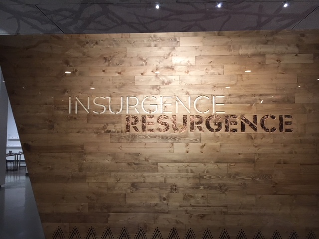 Part of the Insurgence/Resurgence Exhibit at the Winnipeg Art Gallery.