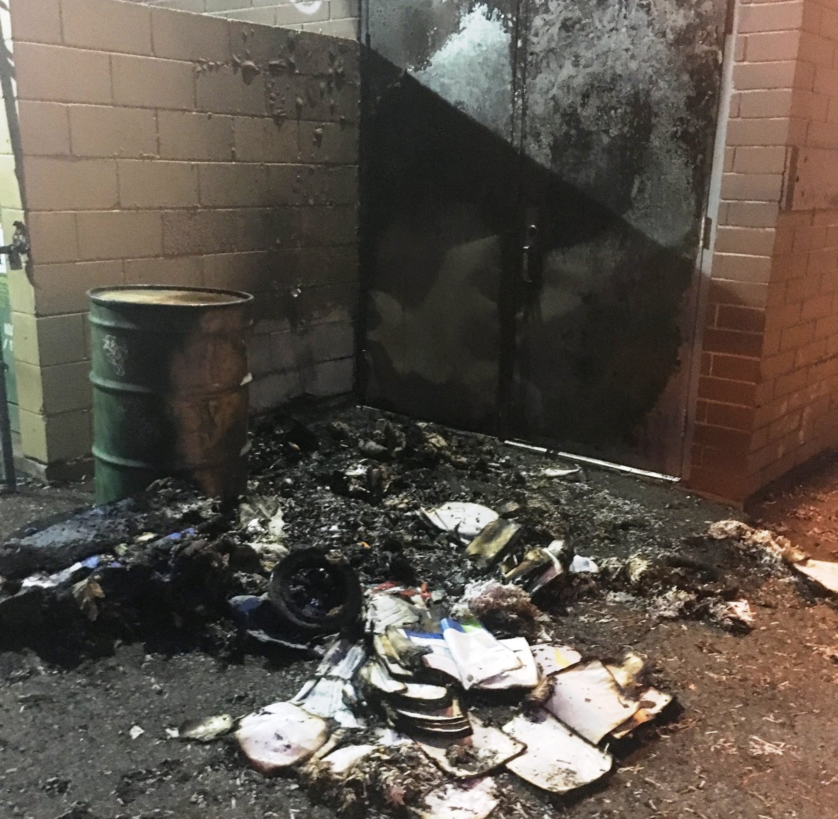 Suspicious downtown Kelowna business fire - image