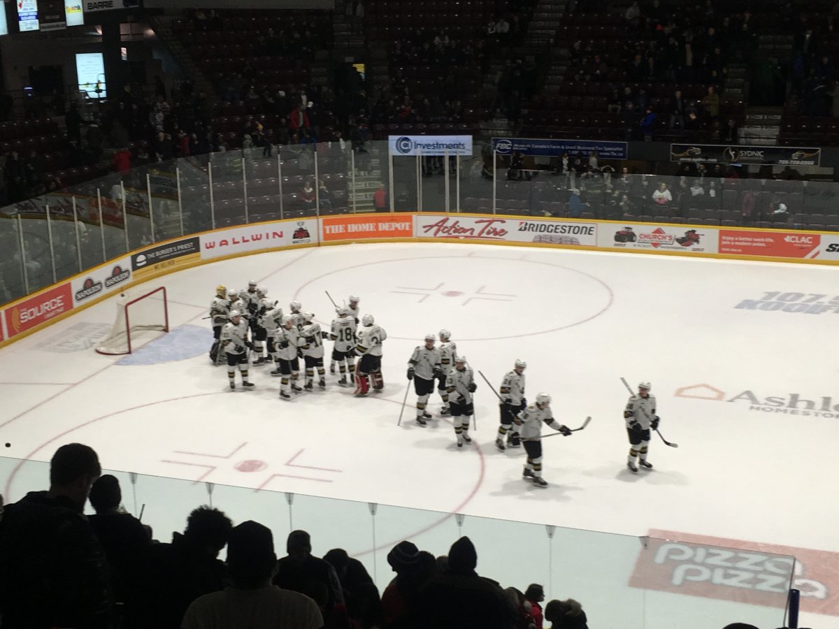 Knights begin northern trip with a win in Barrie - image