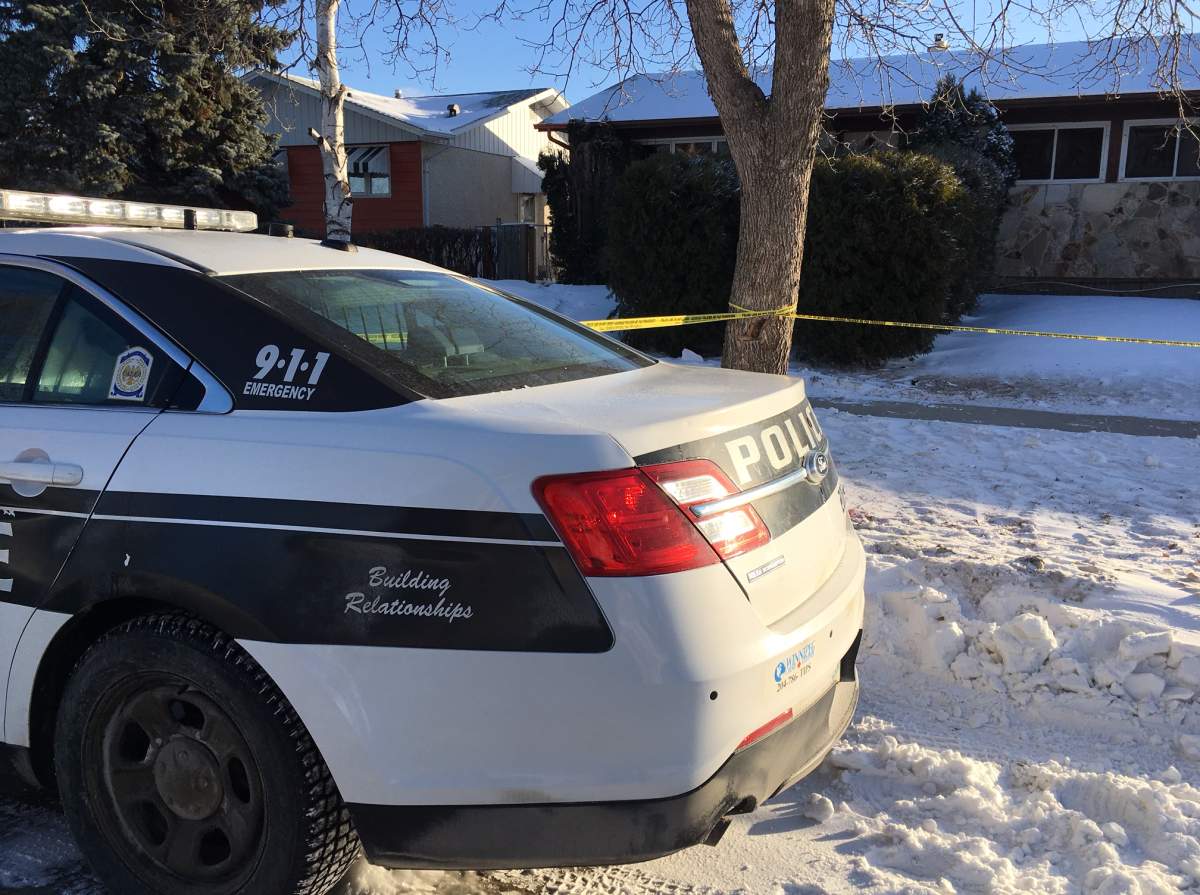 Police on scene in the Maples area.