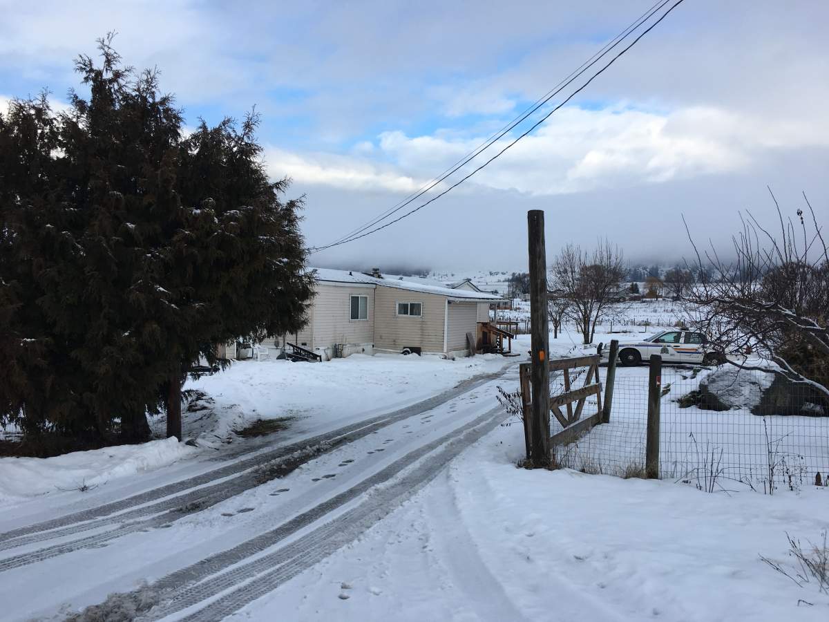 Police have been at a north Okanagan home since Monday night. 